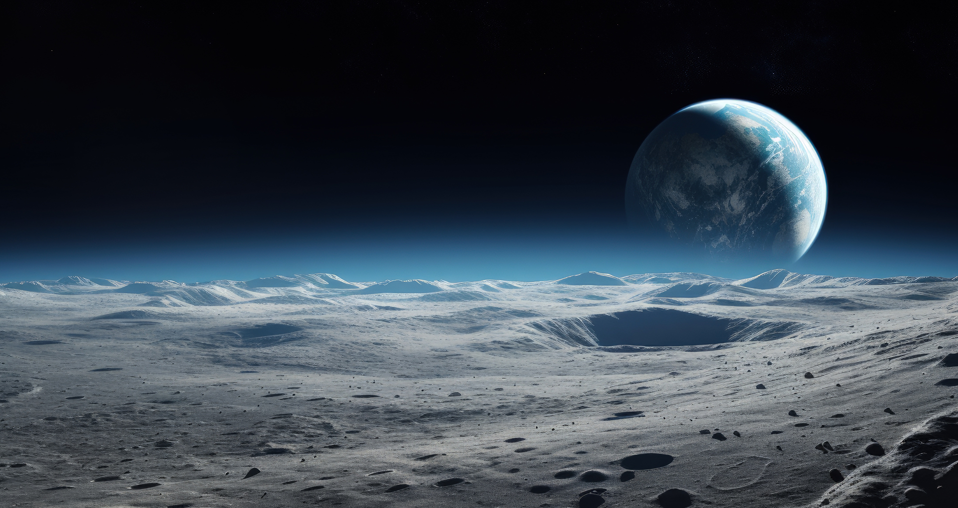 Moon Surface Background